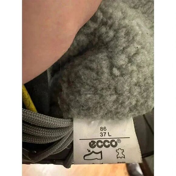 ECCO Siberia Lite Women’s Winter Snow Boots Gray Waterproof Insulated US 6.5 - Picture 5 of 5